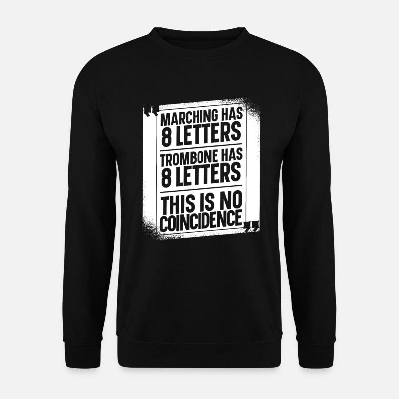 Posaune - Unisex Pullover - Schwarz