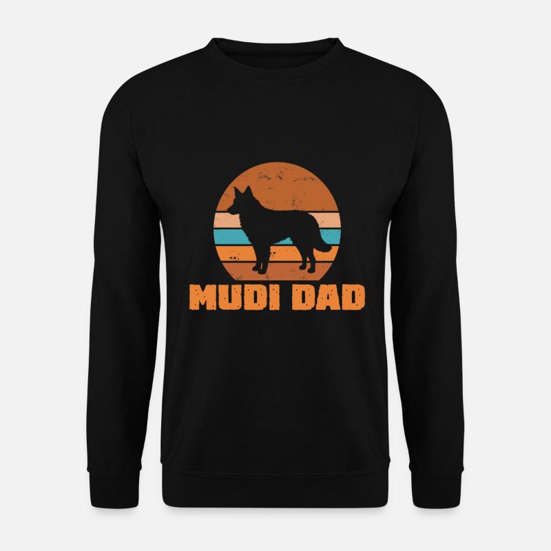 Mudi Dad - Unisex Pullover - Schwarz