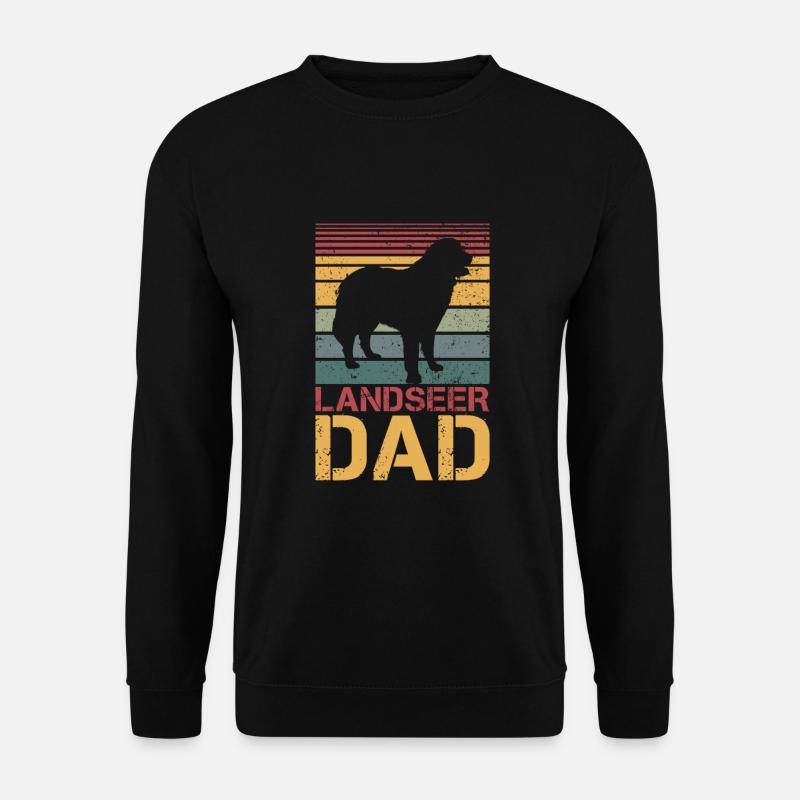 Landseer Dad - Unisex Pullover - Schwarz