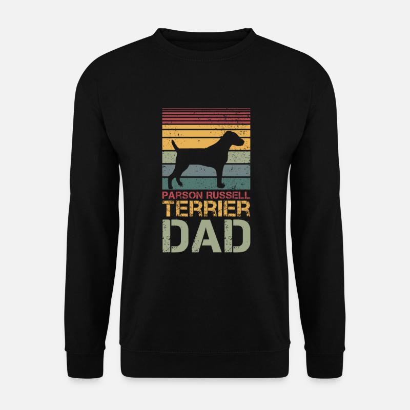 Parson Russell terrier Dad - Unisex Pullover - Schwarz
