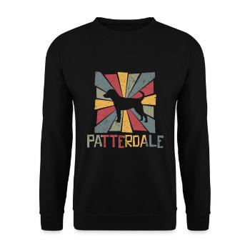 Patterdale - Unisex Sweatshirt - black - Front - Alina (178cm) & Michal (187cm)