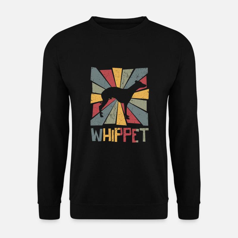 Whippet - Unisex Pullover - Schwarz