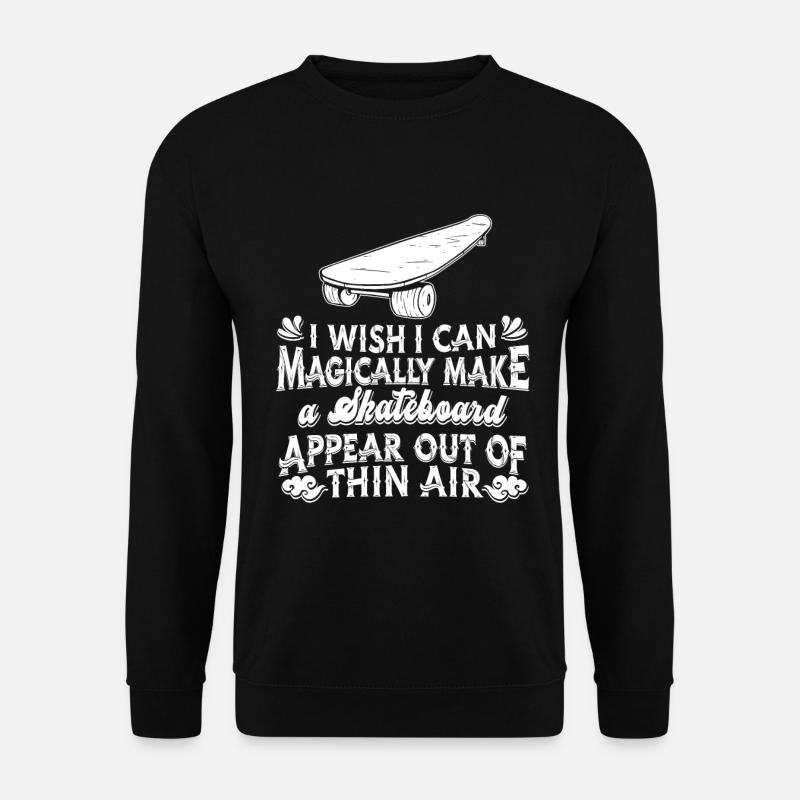 Skateboard Skateboarder Skater - Unisex Pullover - Schwarz