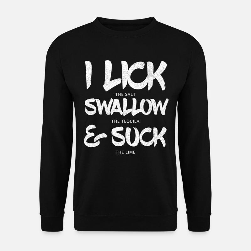 Alkohol - Unisex Pullover - Schwarz