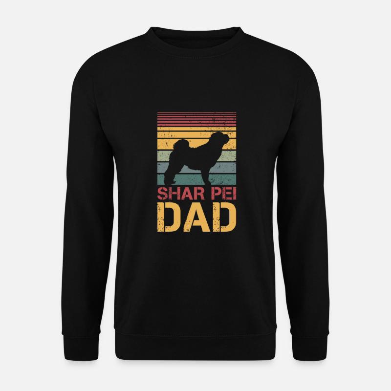 Shar Pei Dad - Unisex Pullover - Schwarz