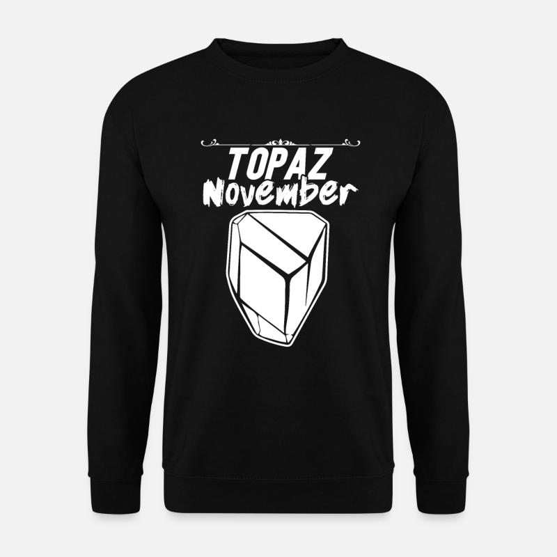 Edelsteine - Unisex Pullover - Schwarz