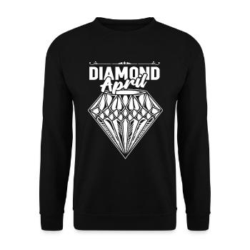 Pierres précieuses - Sweat-shirt Unisexe - noir - Devant - Alina (178cm) & Michal (187cm)