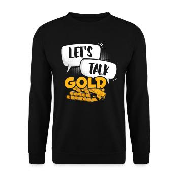 Gold Mining Gold Mine - Unisex Sweatshirt - black - Front - Alina (178cm) & Michal (187cm)