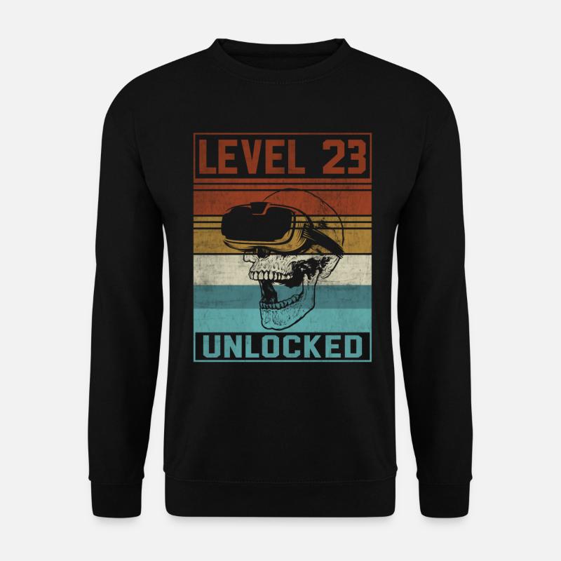 23rd Birthday Gamer - Unisex Pullover - Schwarz