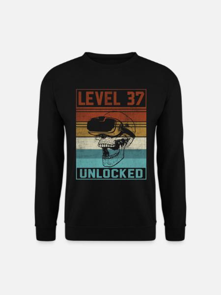 37th Birthday Gamer - Unisex Sweatshirt - black
