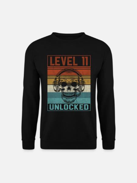 Gamer 11th Birthday - Unisex Sweatshirt - black