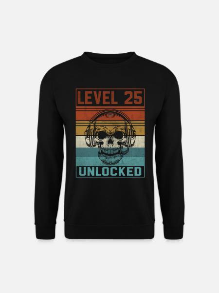 Gamer 25th Birthday - Unisex Sweatshirt - black