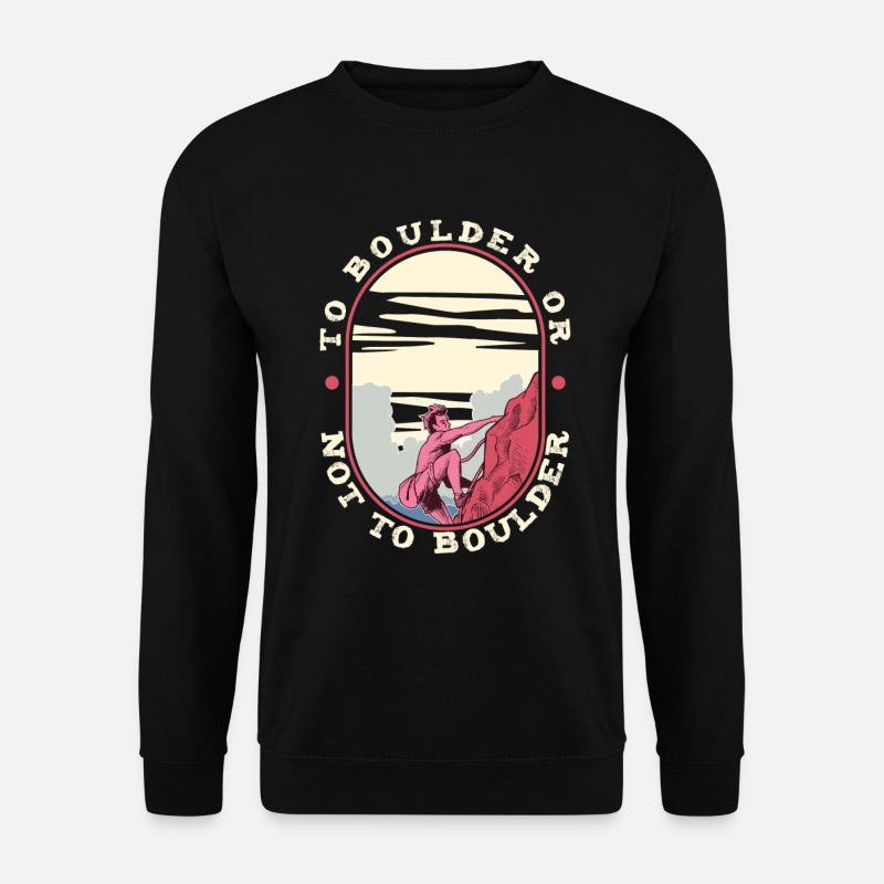 Bouldering - Unisex Sweatshirt - black