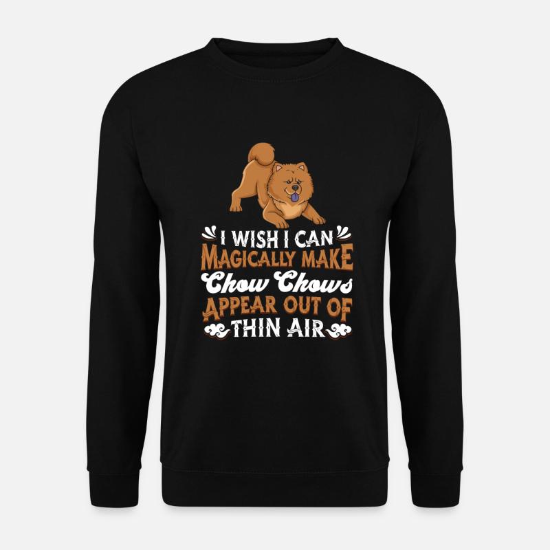 Chow Chow Hund - Unisex Pullover - Schwarz