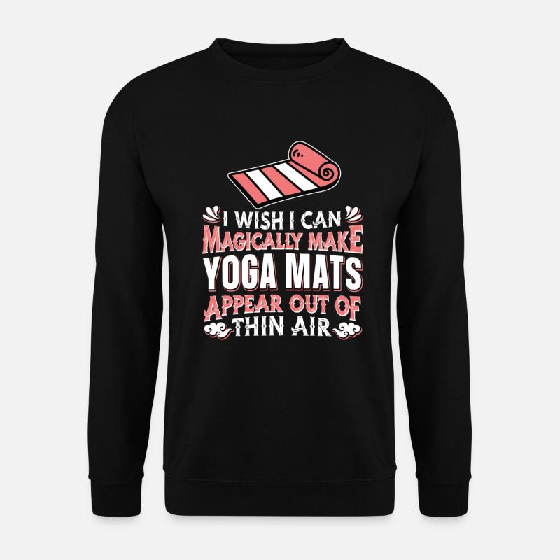 Yoga Yogi - Unisex Pullover - Schwarz