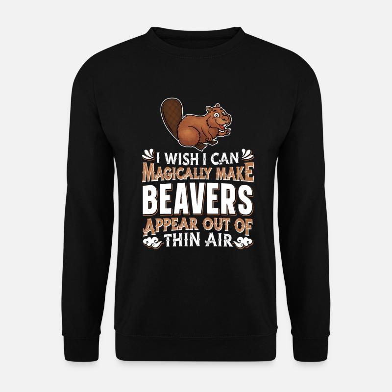 Beaver - Unisex Sweatshirt - black