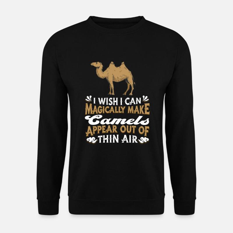 Camels Trample Animal Dromedary - Unisex Sweatshirt - black