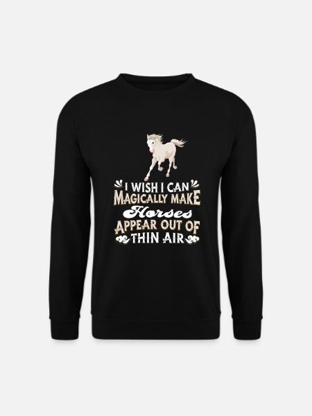 Cavalier Équitation Équitation - Sweat-shirt Unisexe - noir