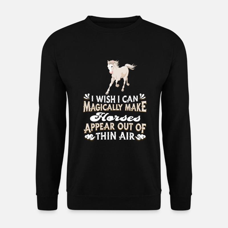 Cavalier Équitation Équitation - Sweat-shirt Unisexe - noir
