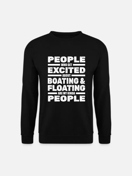 Pontoon boat - Unisex Sweatshirt - black