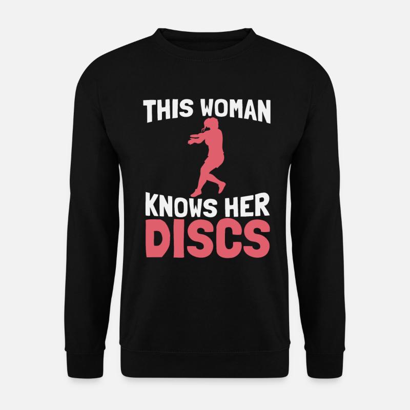 Frisbee Golf - Unisex Pullover - Schwarz