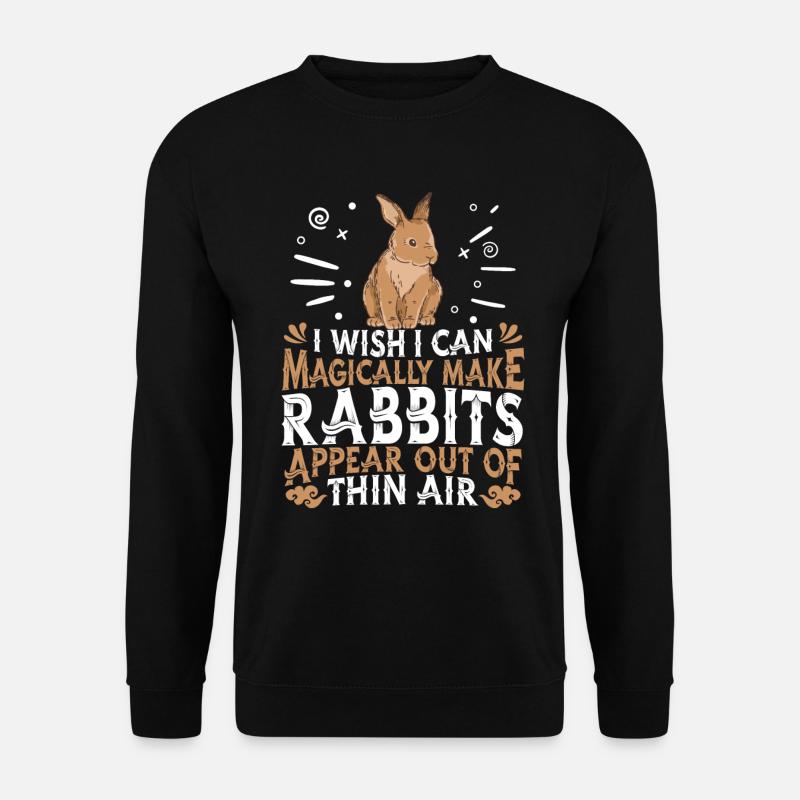 Rabbit Rabbit Karnickel Rammler - Unisex Sweatshirt - black