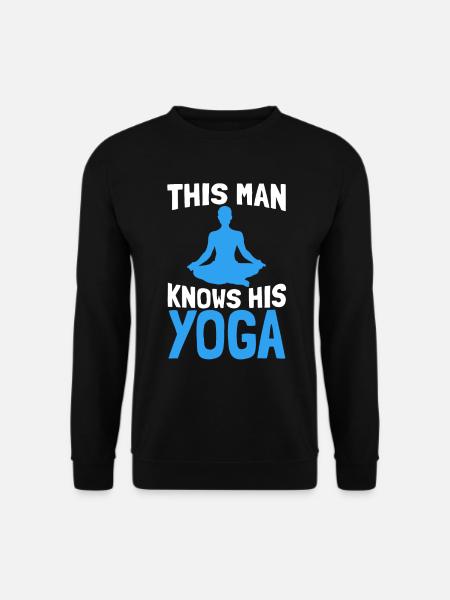 Yoga Yogi - Unisex Sweatshirt - black