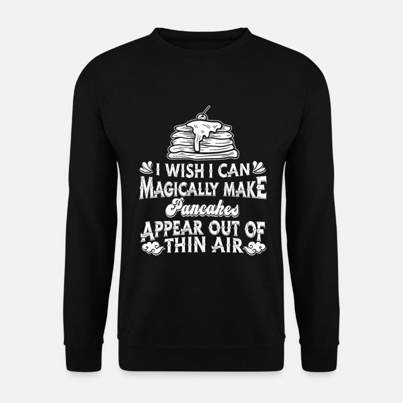 Pancakes Eierkuchen - Unisex Sweatshirt - black