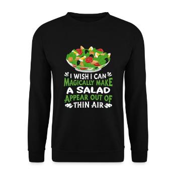 Salade - Sweat-shirt Unisexe - noir - Devant - Alina (178cm) & Michal (187cm)