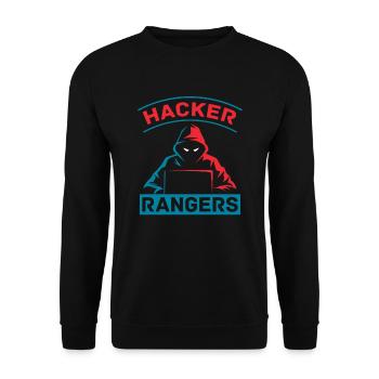Programmer Coder Software Developer - Unisex Sweatshirt - black - Front - Alina (178cm) & Michal (187cm)