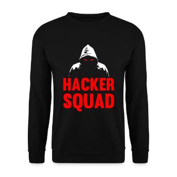 Programmer Coder Software Developer - Unisex Sweatshirt - black - Front - Alina (178cm) & Michal (187cm)
