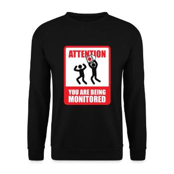Programmer Coder Software Developer - Unisex Sweatshirt - black - Front - Alina (178cm) & Michal (187cm)