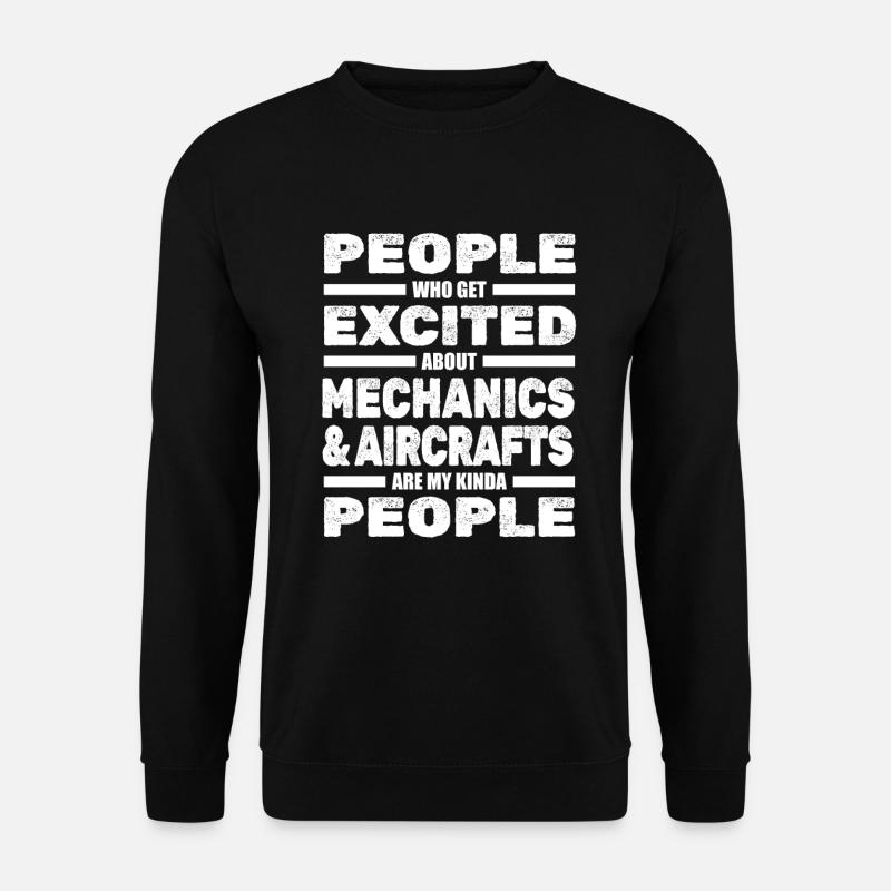 Aircraft Mechanic Aircraft Technician - Unisex Sweatshirt - black