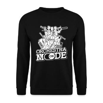 Orchestra Classical Concert Classical Music - Unisex Sweatshirt - black - Front - Alina (178cm) & Michal (187cm)