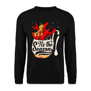 Saison des écrevisses Cuisine Drôle d’écrevisses - Sweat-shirt Unisexe - noir - Devant - Alina (178cm) & Michal (187cm)