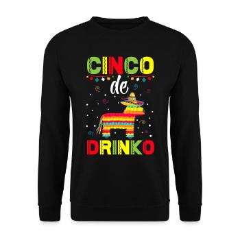 Pinata Cinco De Mayo Party Trinken Fiesta - Unisex Pullover - Schwarz - Vorne - Alina (178cm) & Michal (187cm)