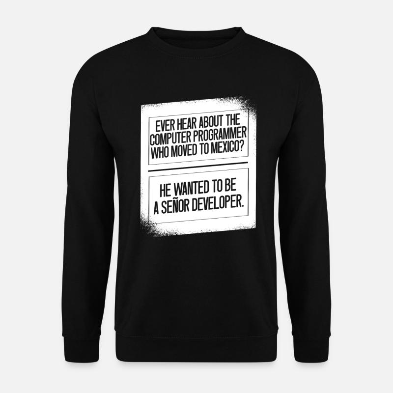 Programmierer Coder Software Entwickler - Unisex Pullover - Schwarz