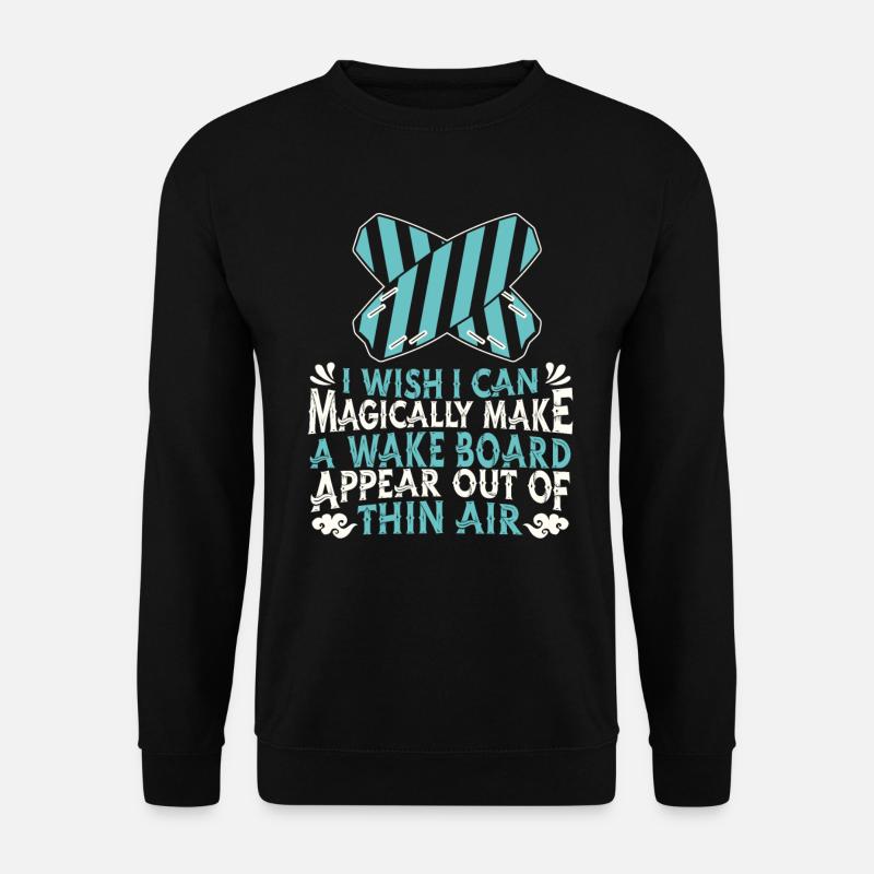 Wakeboarden Wakeboarding Wakeboard - Unisex Pullover - Schwarz