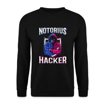 Programmer Coder Software Developer - Unisex Sweatshirt - black - Front - Alina (178cm) & Michal (187cm)