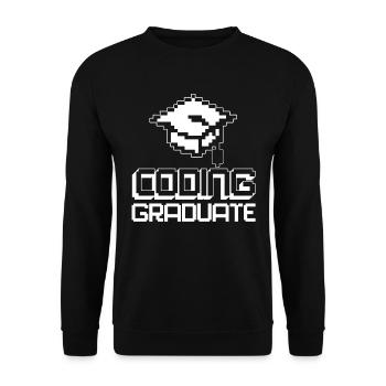 Programmer Coder Software Developer - Unisex Sweatshirt - black - Front - Alina (178cm) & Michal (187cm)