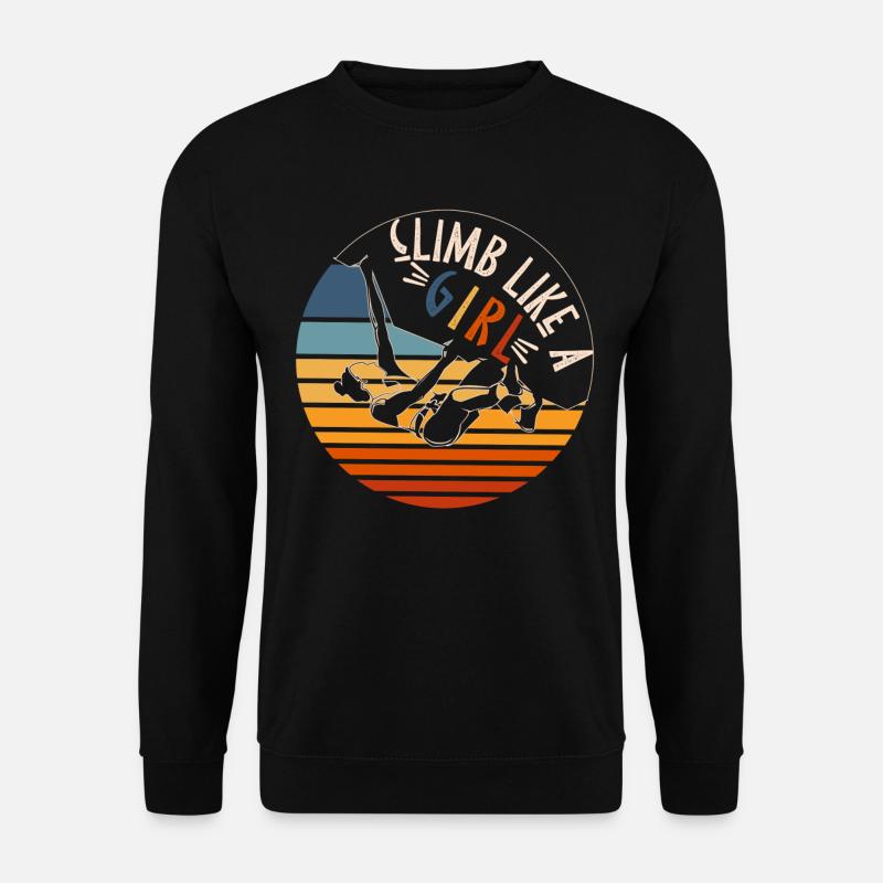 Grimpeuse Grimpeuse WoBouldering - Sweat-shirt Unisexe - noir