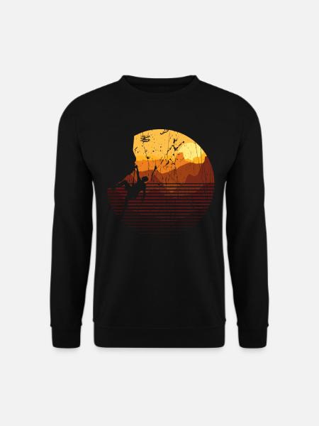 Climbing Mountains Climbers - Unisex Sweatshirt - black