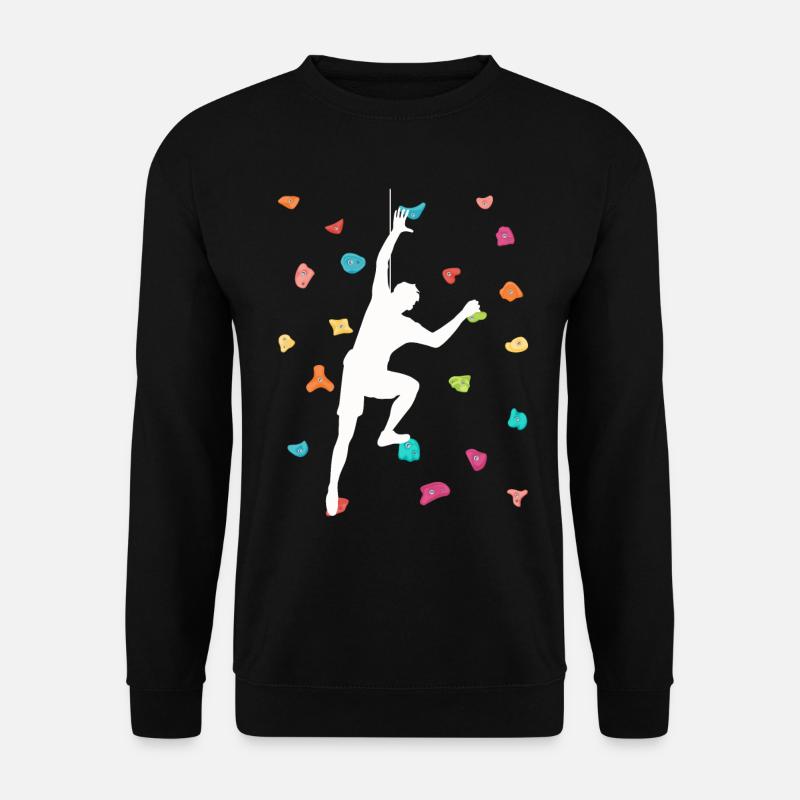 Free climbing Bouldering - Unisex Sweatshirt - black