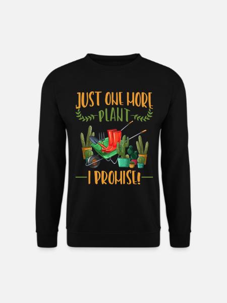 Cactus Addicted Plants Funny Succulent - Unisex Sweatshirt - black