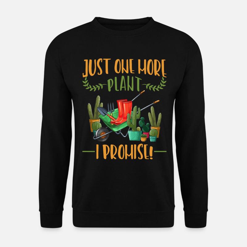 Cactus Addicted Plants Funny Succulent - Unisex Sweatshirt - black