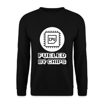 Programmer Coder Software Developer - Unisex Sweatshirt - black - Front - Alina (178cm) & Michal (187cm)