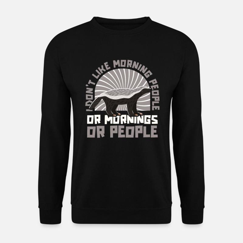 Honigdachs - Unisex Pullover - Schwarz