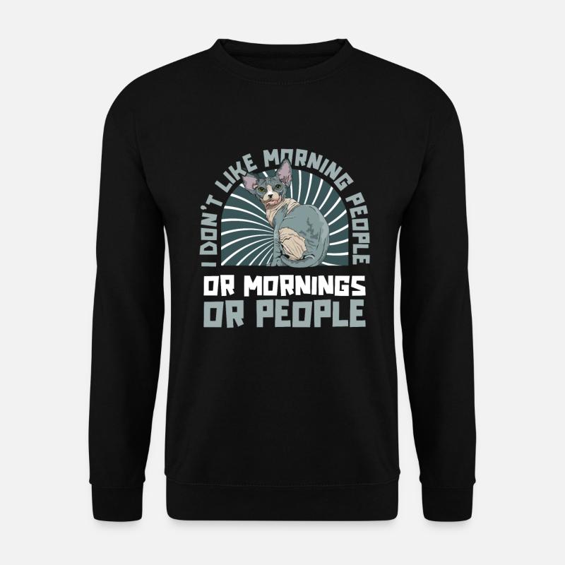 Sphynx Katze - Unisex Pullover - Schwarz