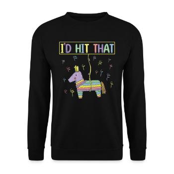 Pinata Fiesta Fröhliches Cinco De Mayo - Unisex Pullover - Schwarz - Vorne - Alina (178cm) & Michal (187cm)