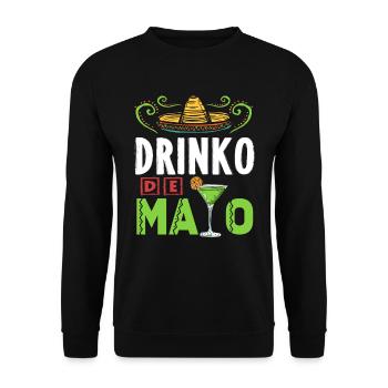 Tequila Cinco De Mayo Mexican Fiesta - Unisex Sweatshirt - black - Front - Alina (178cm) & Michal (187cm)